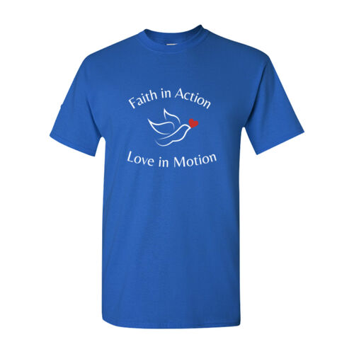 Faith in Action Love in Motion - T shirt Thumbnail