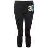 Women's TriDri® recycled performance leggings 3/4 length Thumbnail
